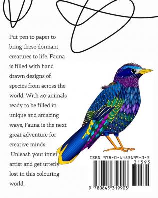 Fauna: A colouring book for the truly wild