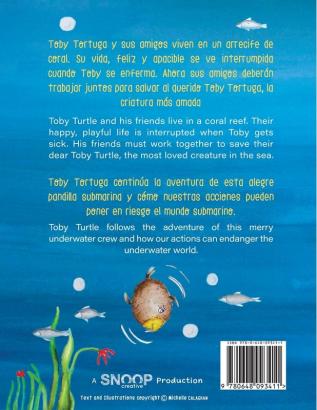 Toby Turtle and the Underwater Crew: Spanish Edition: 2