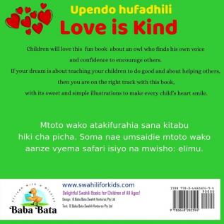 Love is Kind: A Swahili English Bilingual Book