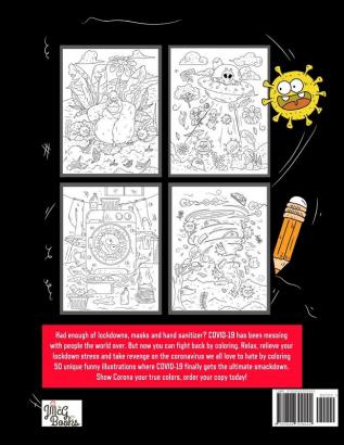 Coronavirus Smackdown: Stress Relieving Coloring Book