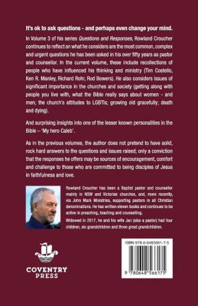 Questions & Responses Volume 3: The 50 Toughest Questions my Clergy & Counselling Friends are Regularly Asked