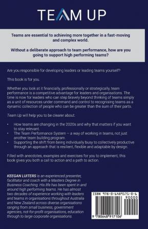 Team Up: Take a deliberate approach to team performance