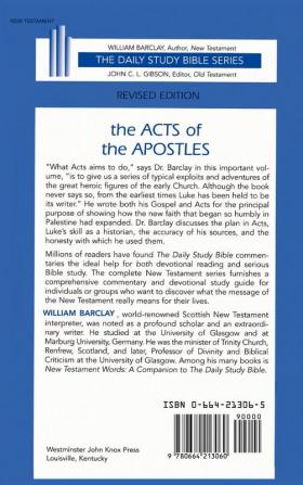 The Acts of the Apostles (Daily Study Bible)