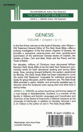 Genesis Vol1 Hc (Dsb): Volume 1 (Daily Study Bible)