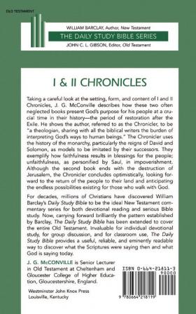 1 & 2 Chronicles H/B Dsb (Daily Study Bible)