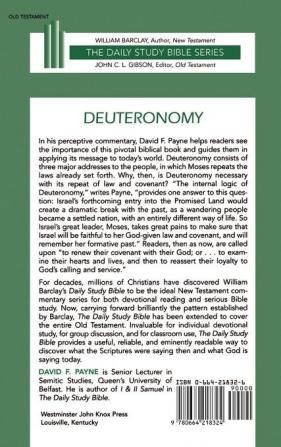 Deuteronomy (Dsb) Hc (Daily Study Bible-Old Testament)