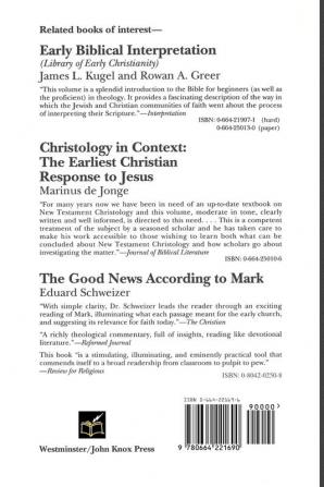 The Way of the Lord: Christological Exegesis of the Old Testament in the Gospel of Mark