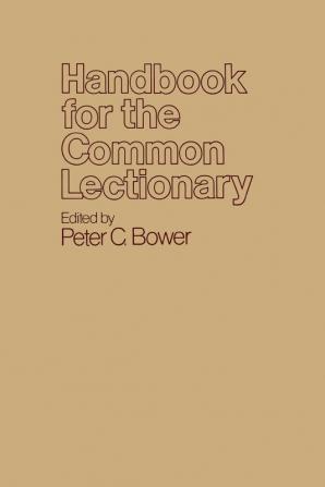 Handbook for the Common Lectionary