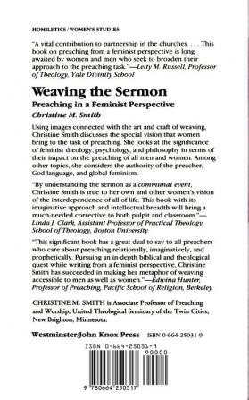 Weaving the Sermon: Preaching in a Feminist Perspective