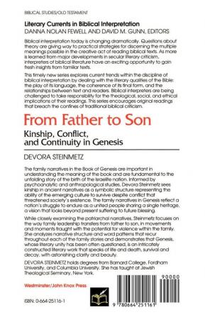 From Father to Son: Kinship Conflict and Continuity in Genesis (Literary Currents in Biblical Interpretation)