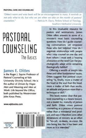 Pastoral Counseling: The Basics