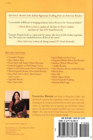 Indian Vegetarian Cooking from an American Kitchen: A Cookbook