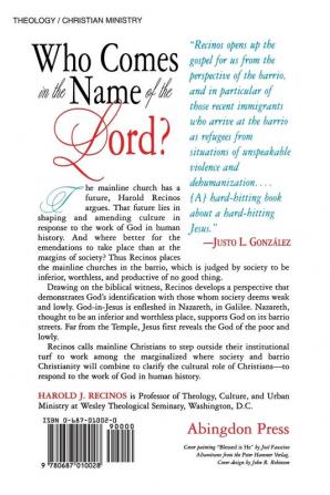 Who Comes in the Name of the Lord?: Jesus at the Margins