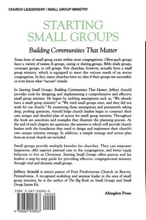 Starting Small Groups: Building Communities that Matter (Leadership Insight S.)