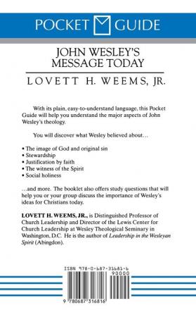 John Wesley's Message Today: Pocket Guide