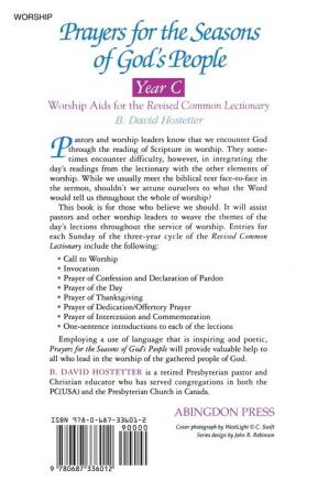 Prayers for the Seasons of God's People: Worship AIDS for the Revised Common Lectionary