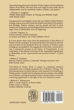 The Works: The Methodist Societies : History Nature and Design: v. 9