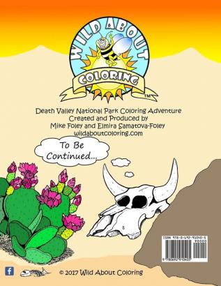 Death Valley National Park Coloring Adventure