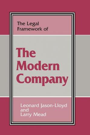 Legal Framework of the Modern Company