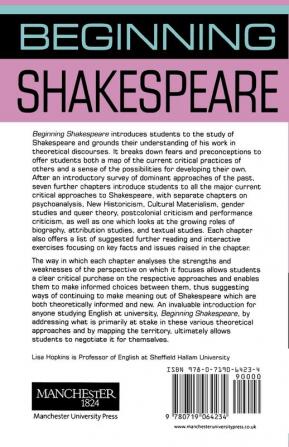 Beginning Shakespeare