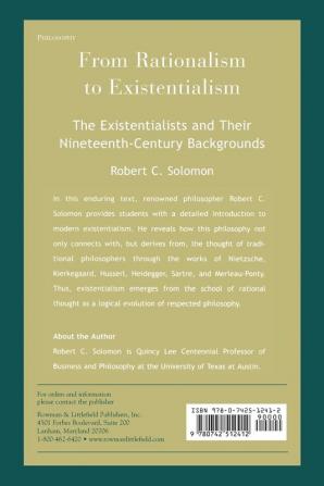 From Rationalism to Existentialism