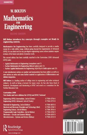 Mathematics for Engineering