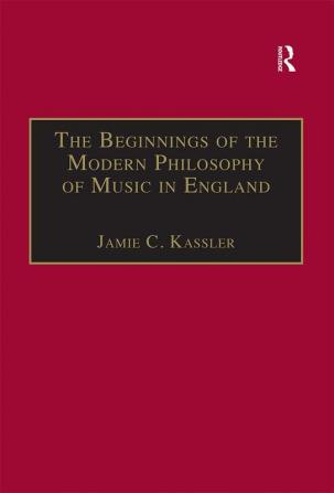 Beginnings of the Modern Philosophy of Music in England