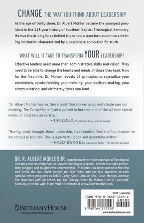 The Conviction to Lead: 25 Principles for Leadership That Matters