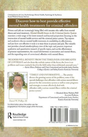 Mental Health Issues in the Criminal Justice System