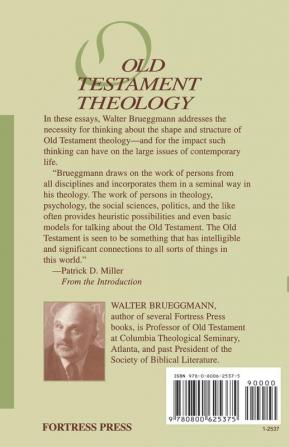 Old Testament Theology: Essays on Structure Theme and Text