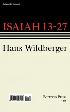 Isaiah 13-27: Continental Commentaries