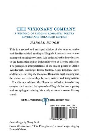 The Visionary Company: A Reading Of English Romantic Poetry