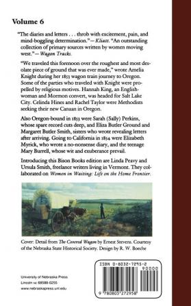 Covered Wagon Women Volume 6: Diaries and Letters from the Western Trails 1853-1854