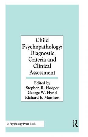 Child Psychopathology