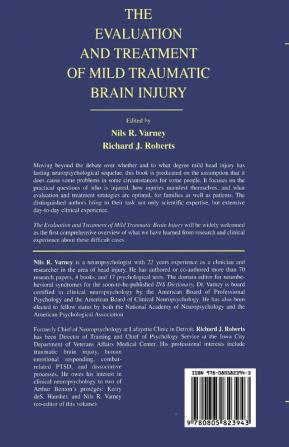 Evaluation and Treatment of Mild Traumatic Brain Injury