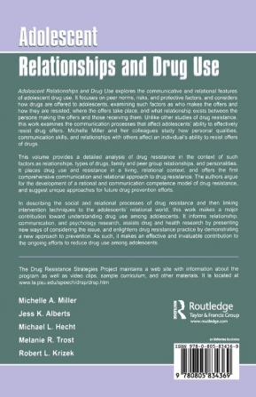 Adolescent Relationships and Drug Use