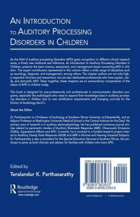 Introduction to Auditory Processing Disorders in Children