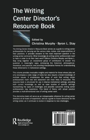 Writing Center Director's Resource Book