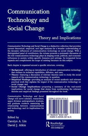 Communication Technology and Social Change