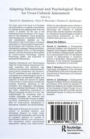 Adapting Educational and Psychological Tests for Cross-Cultural Assessment