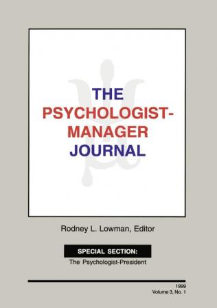 Psychologist-Manager Journal