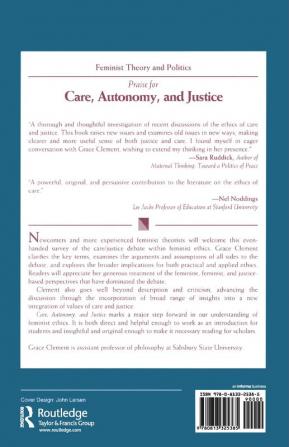 Care Autonomy And Justice