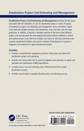 Desalination Project Cost Estimating and Management