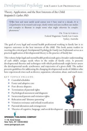 Developmental Psychology for Family Law Professionals