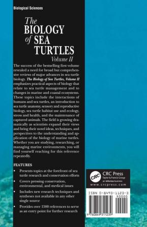 Biology of Sea Turtles Volume II