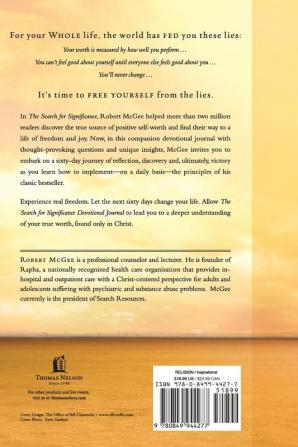 The Search for Significance Devotional Journal: A 10-week Journey to Discovering Your True Worth