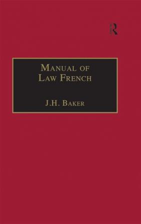 Manual of Law French