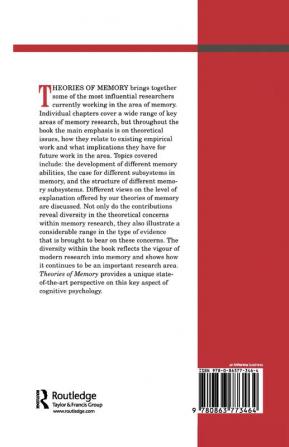Theories Of Memory