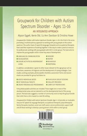 Groupwork for Children with Autism Spectrum Disorder Ages 11-16