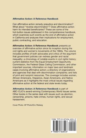 Affirmative Action: A Reference Handbook (Contemporary World Issues)